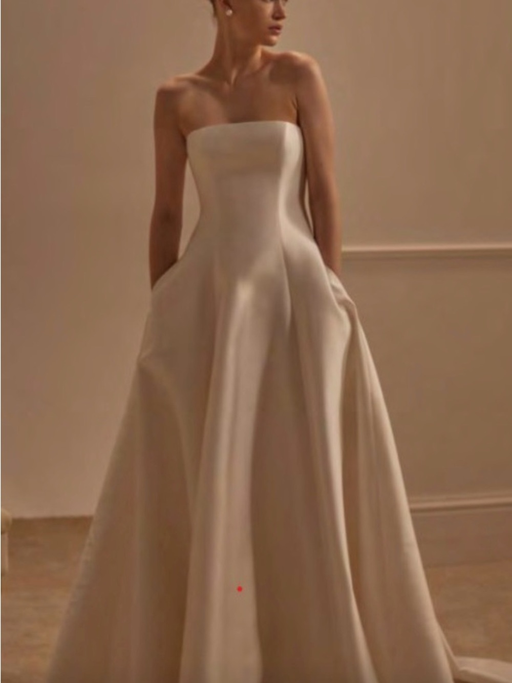 Lihi Hod Melody A-line strapless wedding dress
